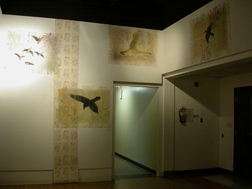 1.jpg - Museum Flight Installation 2008 
Oil on Mylar Photo