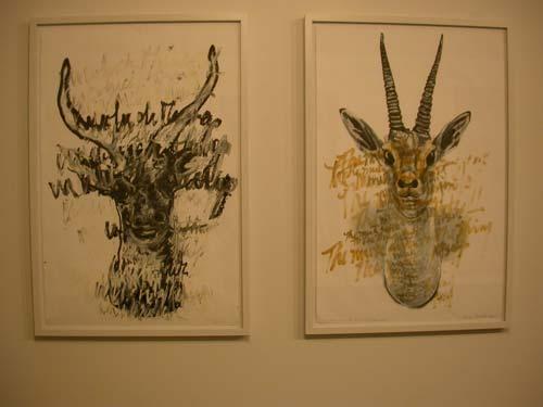 works-on-paper-installation-framed-heads.jpg - Works on Paper Installation View